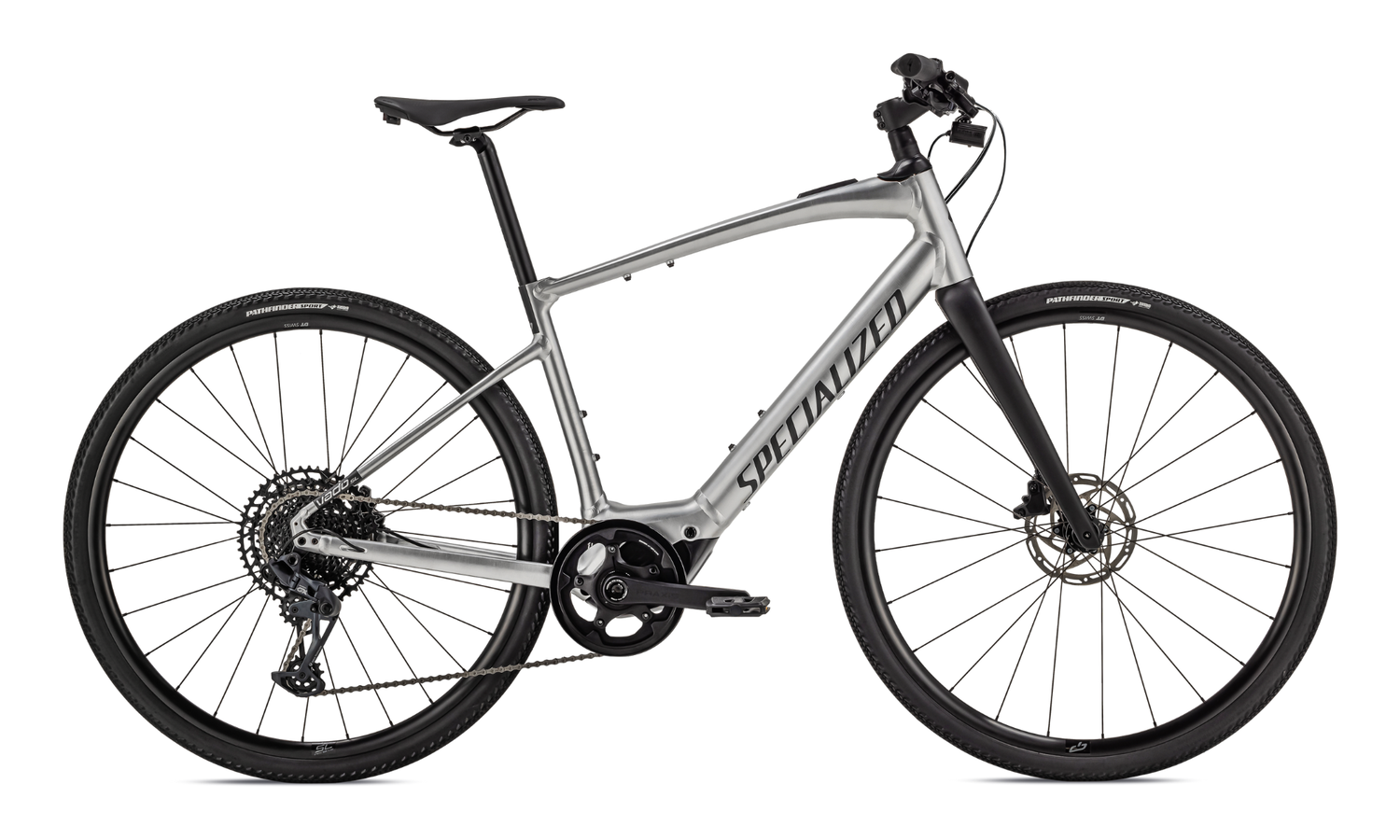 Specialized Turbo Vado SL 5.0 - Brushed Aluminum/Black Reflective (L)