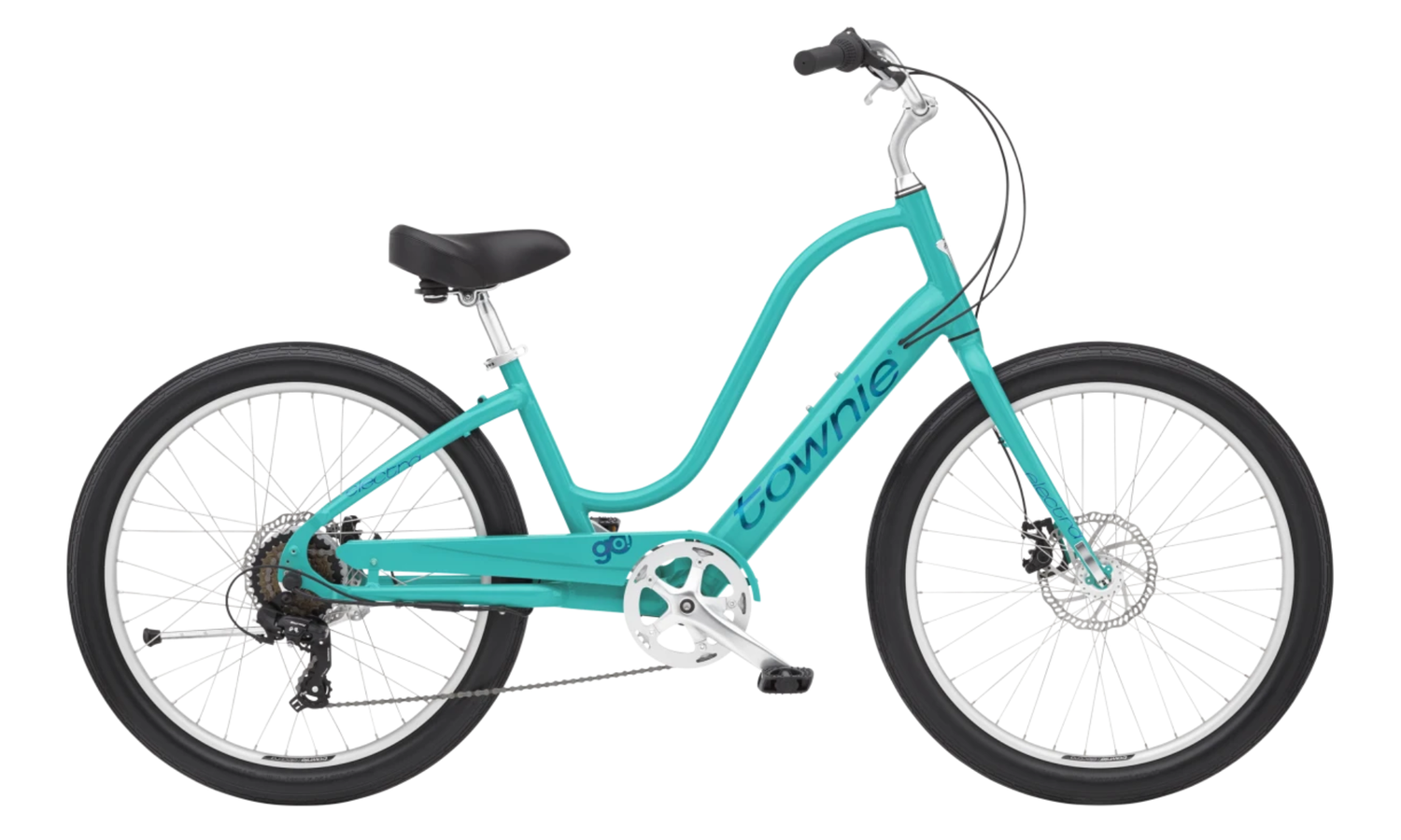 Electra Townie Go! 7D  EQ Step-Thru - Tahiti Blue