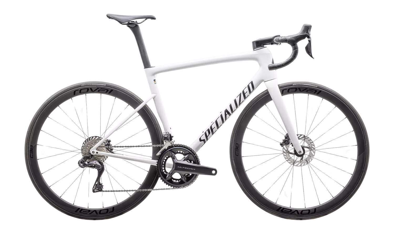 Specialized Tarmac SL8 Expert Ultegra Di2 - Gloss White/Black Metallic (56)