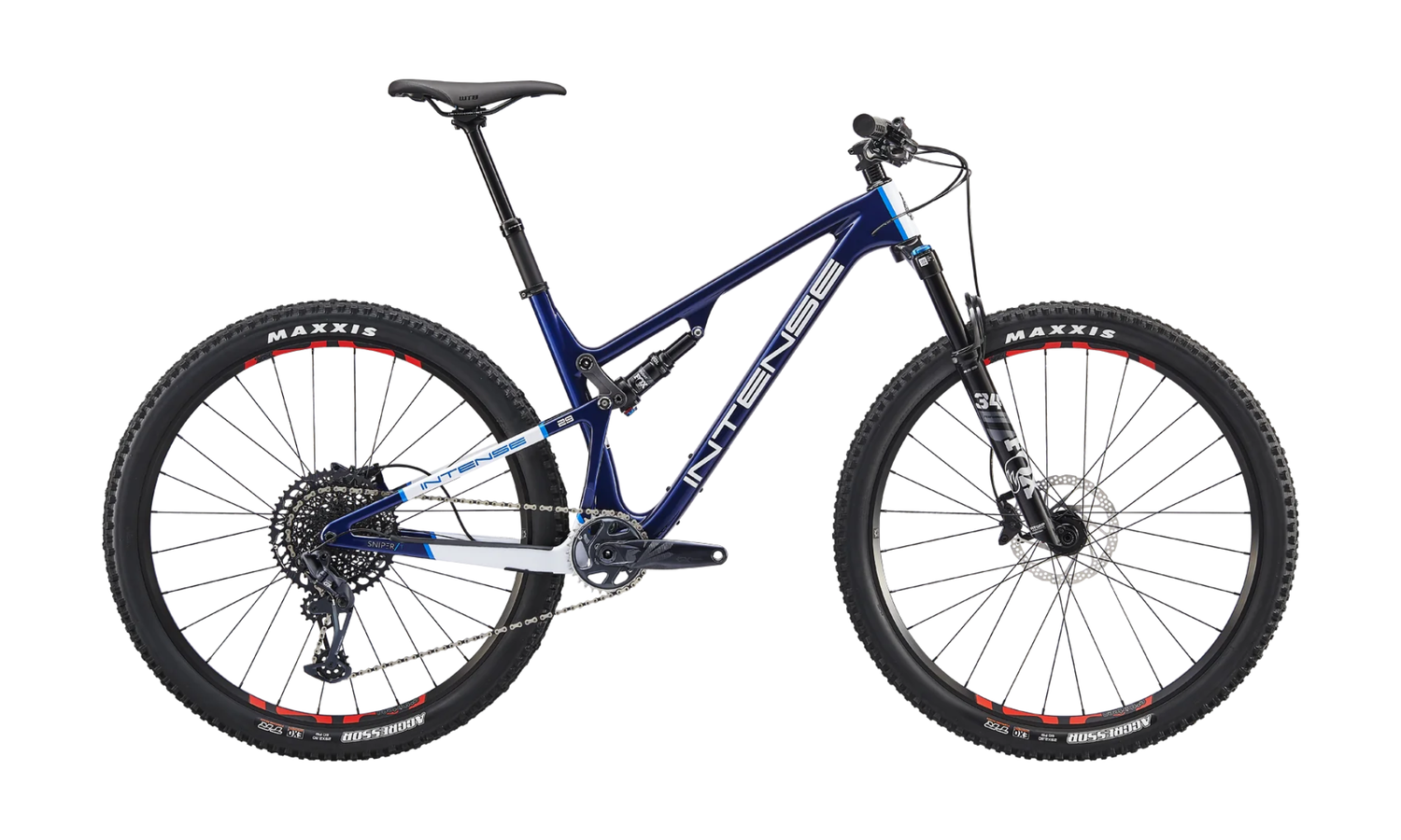 Intense Sniper T Expert - Gloss Blue/White (L)