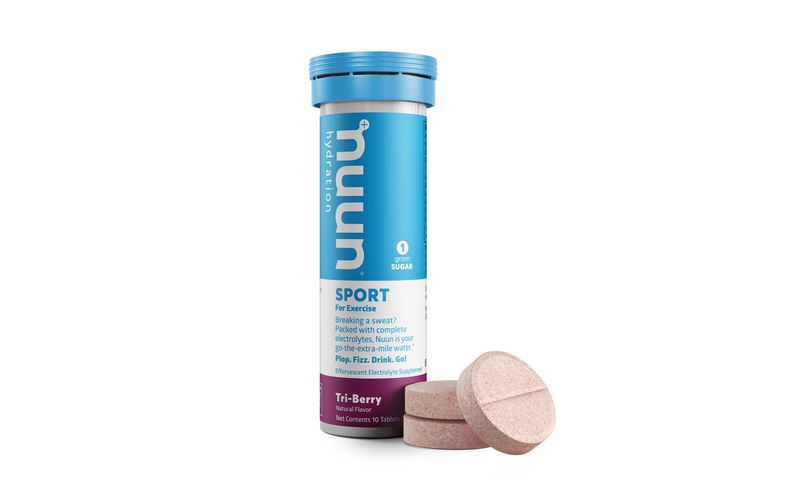 nuun Active Electrolyte Tablets: Tri-Berry (1.8 oz Tube)