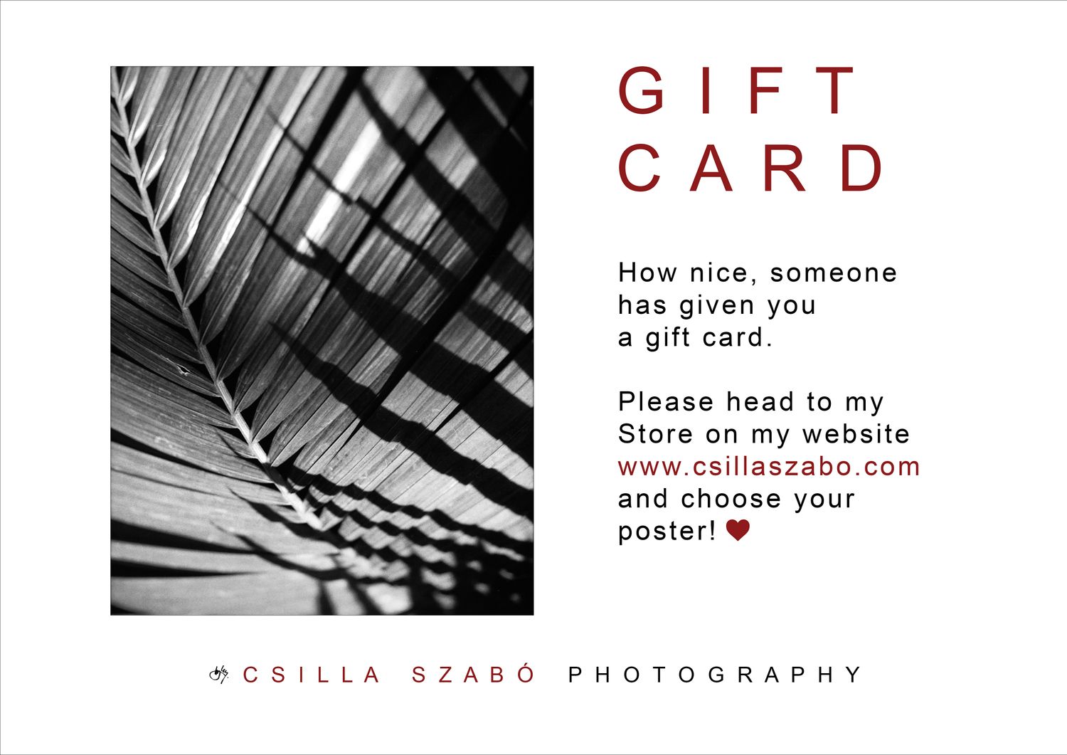 Gift card