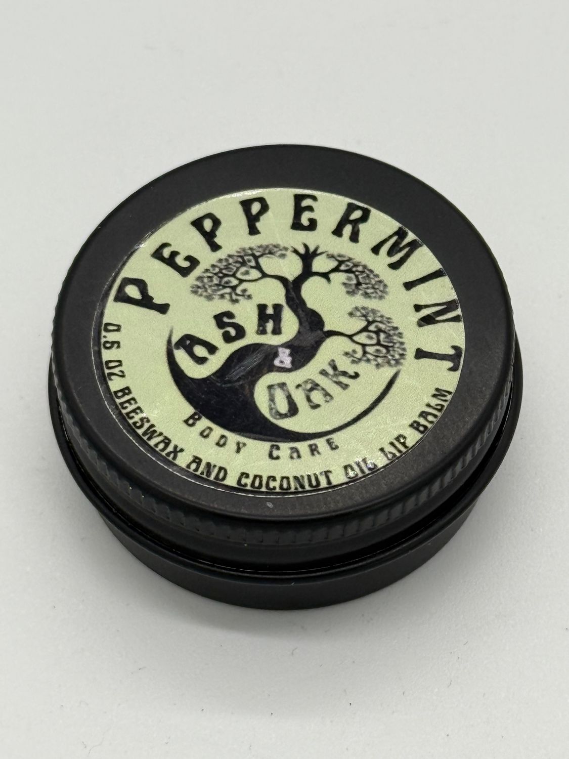 Peppermint lip balm