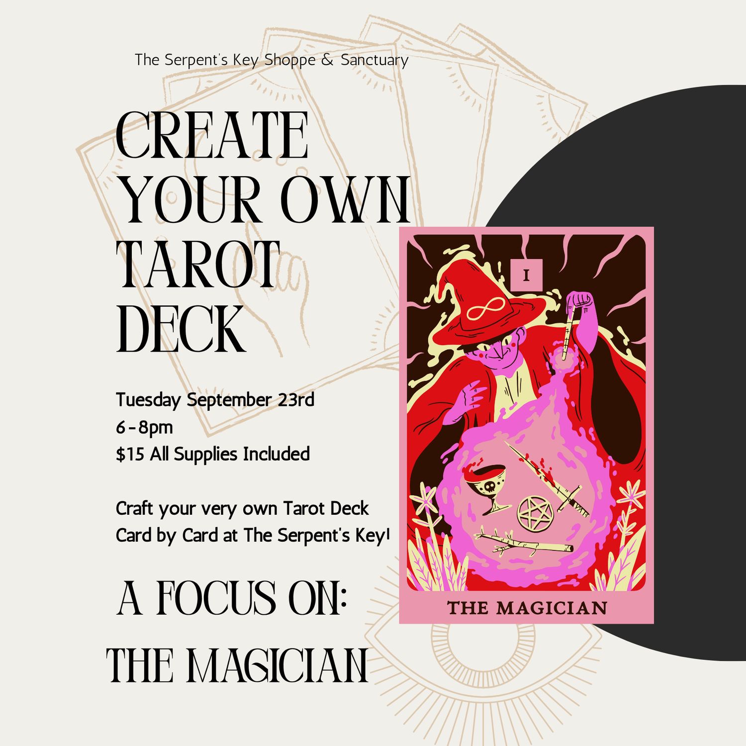 Create Your Own Tarot Card- Magician