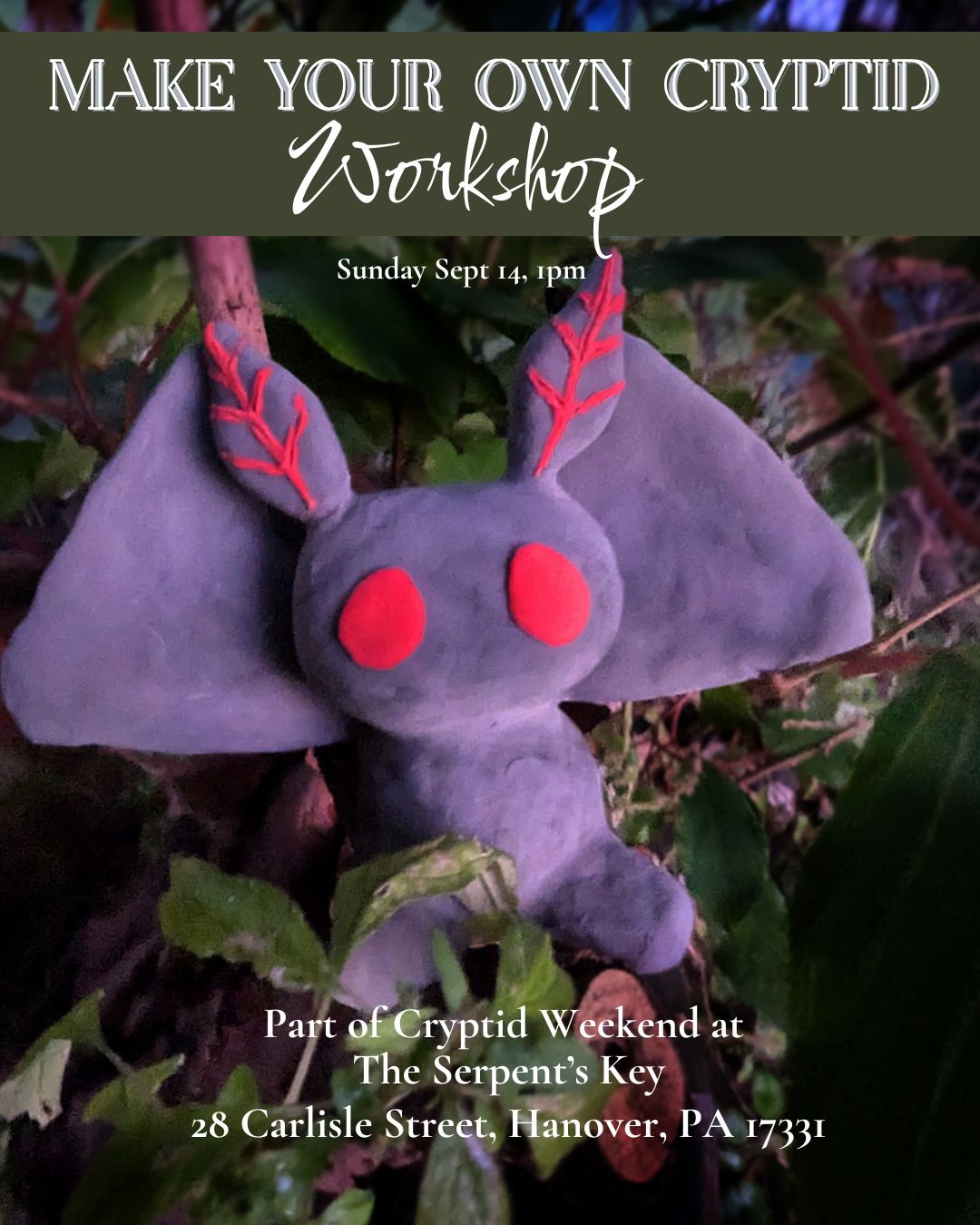 Make Your Own Cryptid Workshop w/ Rissa Miller