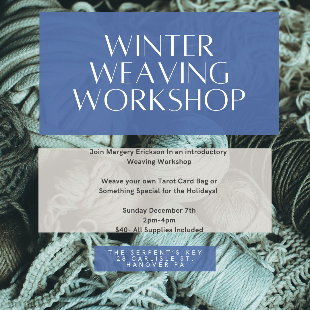 Winter Weaving Workshop w. Margary Erickson