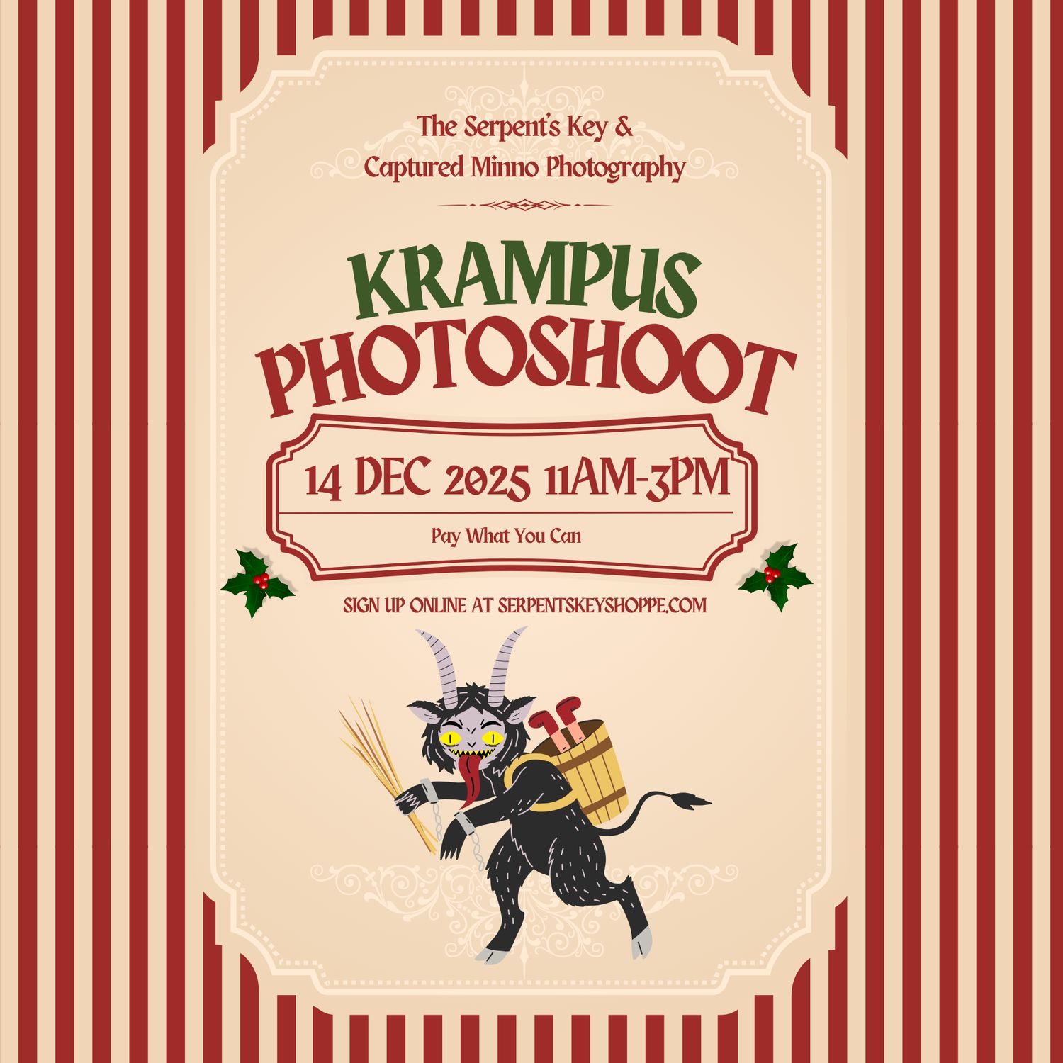 Pay What You Can Krampus Photoshoot