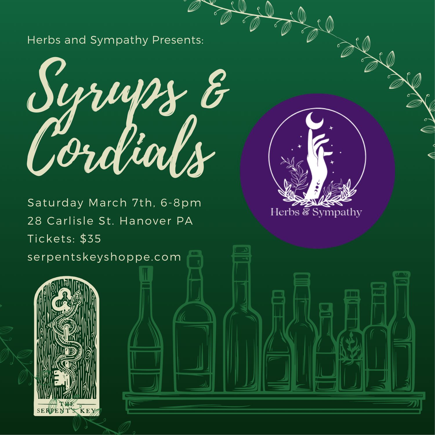 Making Syrups and Cordials with Herbs &amp; Sympathy