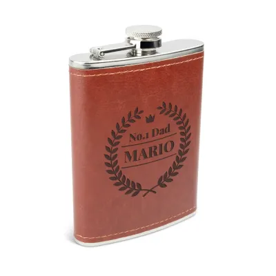 Hip Flask - Leather Look