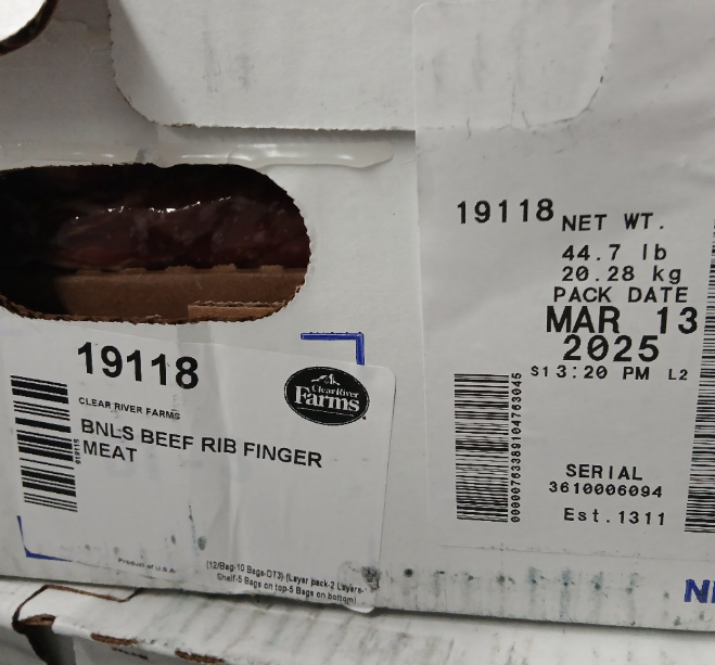 Beef Bnls Finger Meat CR19118 *牛坑腩/牛肋条