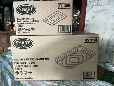 12 inch Oblong Foil Aluminum Pan w/ Lids