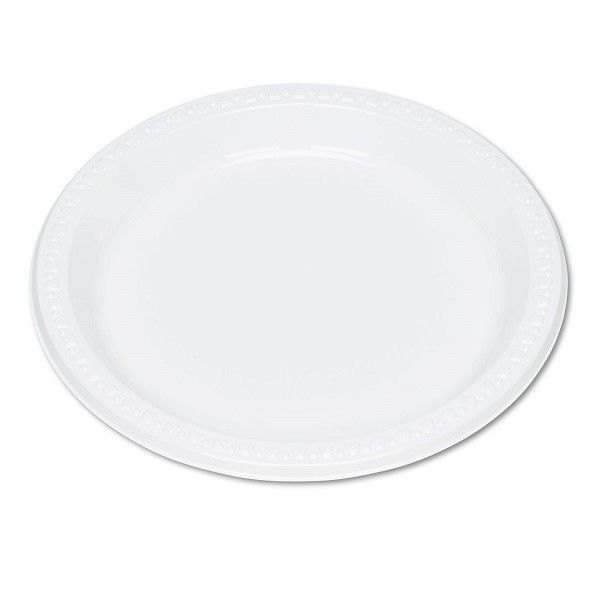 Plastic Plates 9* Round 500P/C