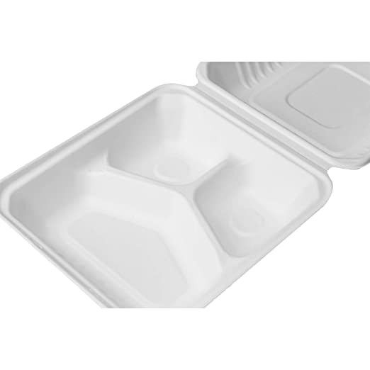 Sugarcane 8X8X3 Hinged Container 3-C 200/C
