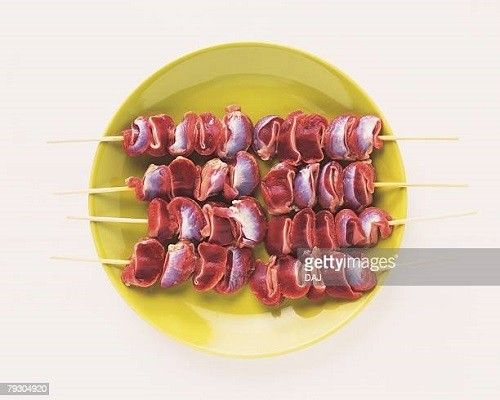 Chicken Gizzard Skewer 20x6/tray *鸡肾串12oz