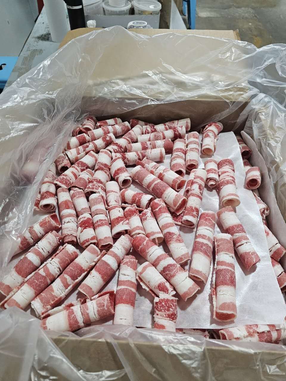 Beef Hot Pot Roll Bulk 20LB*火锅牛卷散装