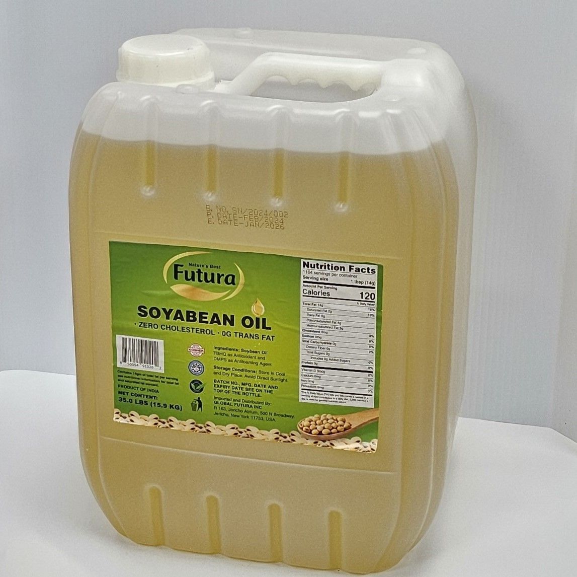 Soyabean Oil 35 lbs, Futura *大豆油