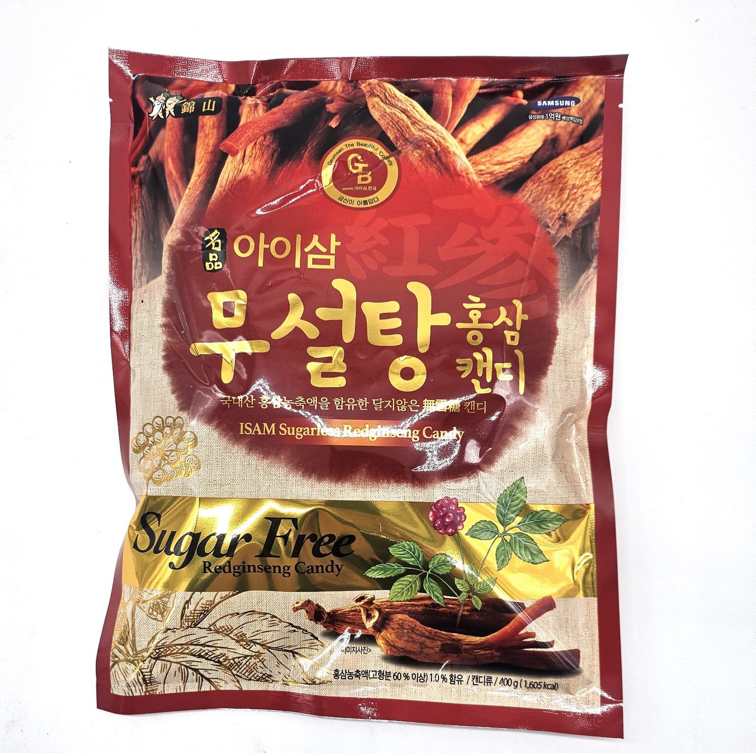 Sugarless Redginseng Candy 400g x 20*无糖红参糖