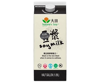 Black Sesame Soymilk 6x1/2gal (Free)124