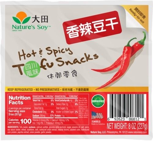 Hot Spicy Tofu 20x8oz *香辣豆干113