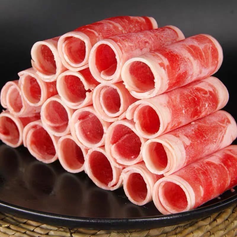 H-Pot Lamb Roll 16x1lb W *火锅羊卷 透明盒