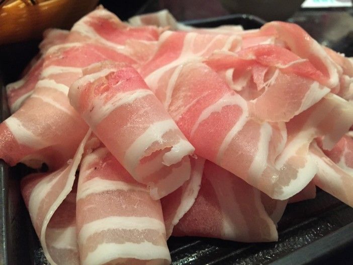 H-Pot Pork Belly Roll 16x1lb W *火锅五花肉卷 透明盒