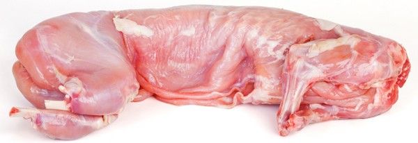 Whole Rabbit Skin-Off 2-2.3lb18pk/c *整只无皮兔