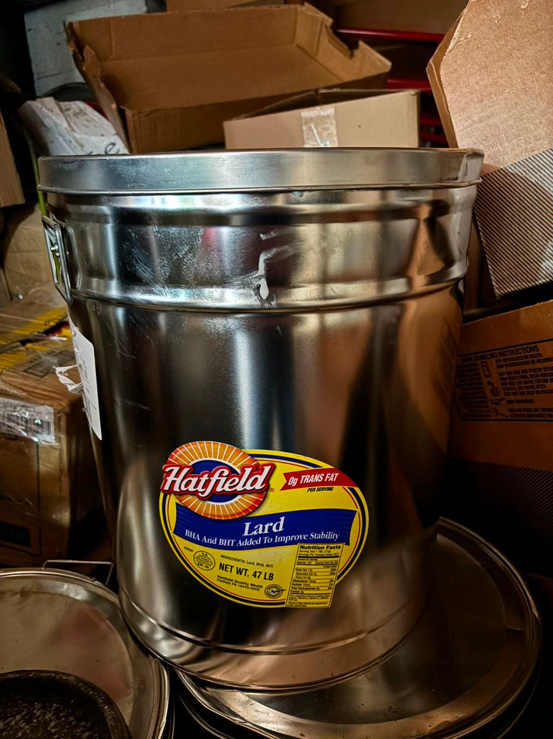 Pork Lard(Can) Hatfield4405/4404*桶装猪油
