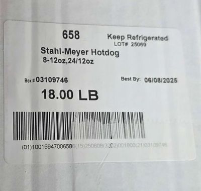 Hot Dogs Mixed 24x12oz, Stahl-Meyer 658 *混合热狗