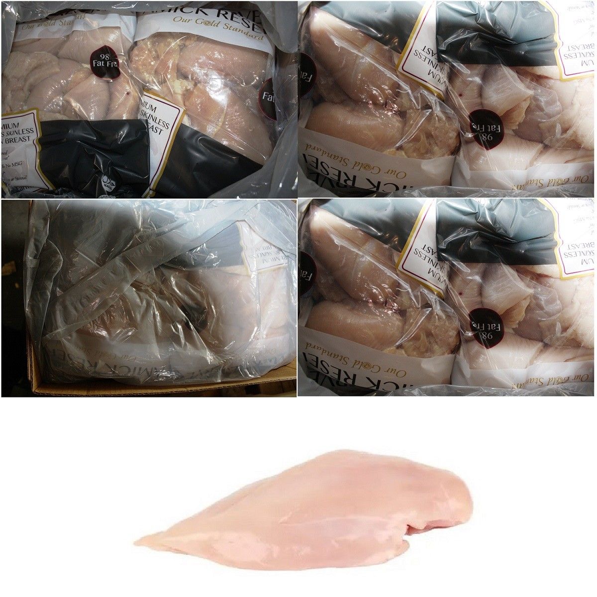 Chicken Breast Bnls Trim Halal AF1777 *去油鸡胸肉/清