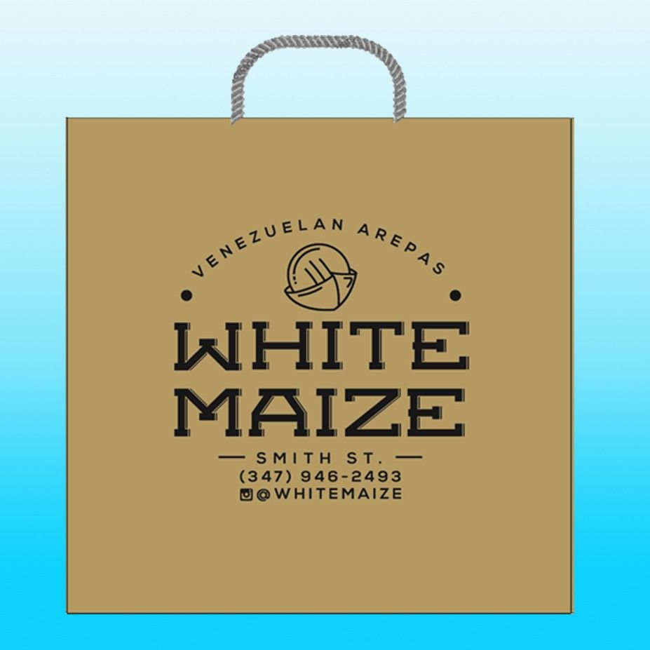 White Maize Paper Bag 10X7x12 -200/C
