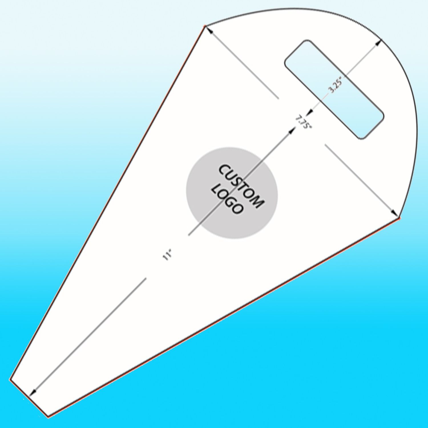 T-Swirl Crepe / Holder 7.75