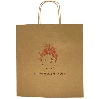 Mad For Chicken / Kraft Paper Bag - 100/CASE