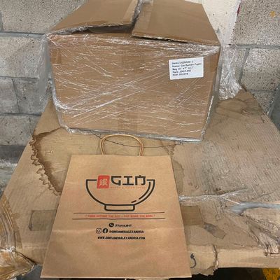 Gin Ramen Paper Bag 10&quot;X7&quot;X12&quot; - 200/C