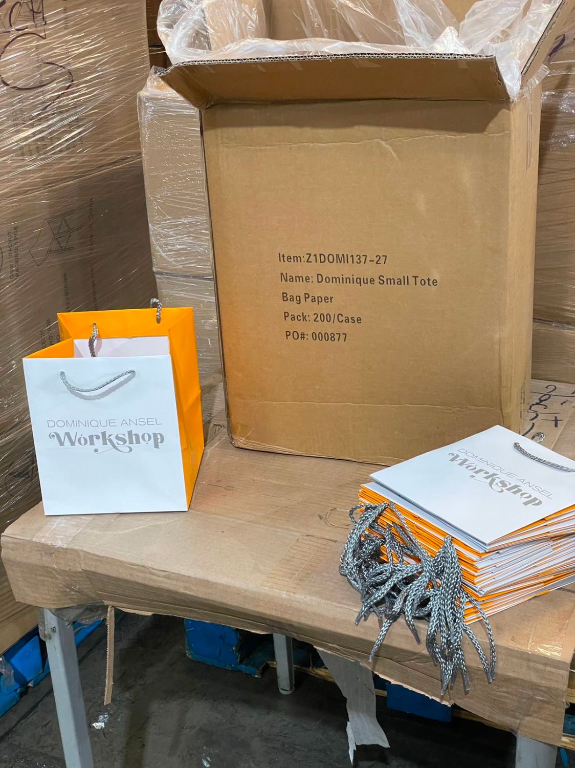 Workshop Paper Tote Bag String (S)