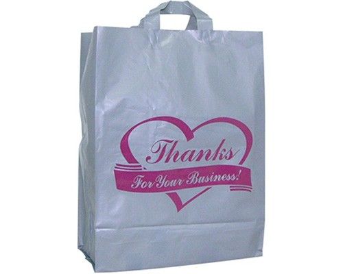 SHOP10-2 Plastic Shopper 1/8 Grey - 250pc/cs