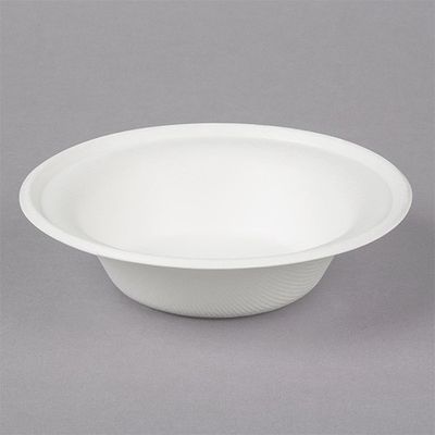 Sugarcane Fiber Bowl 40oz Round Natural White