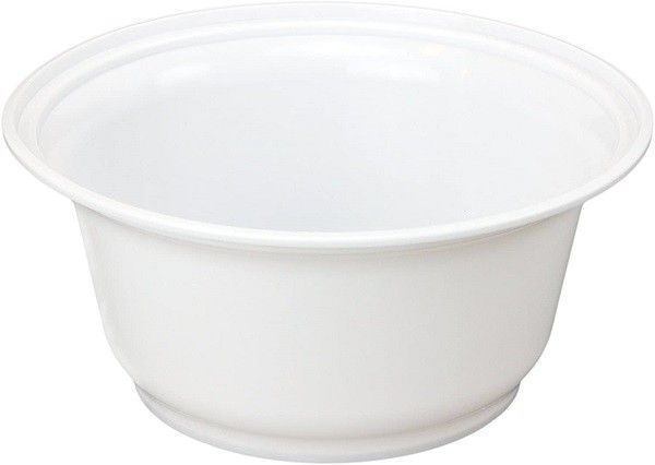 740 White Premium Plastic Bowls White 300/C No Lid