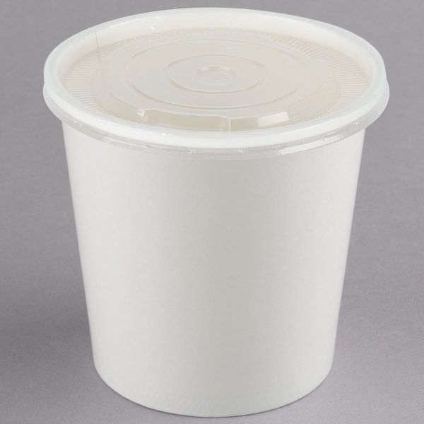 Paper Cup Container 16 oz White