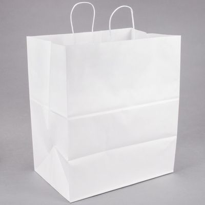 Jumbo White Paper Shopping Bag 18 X 7 X 18