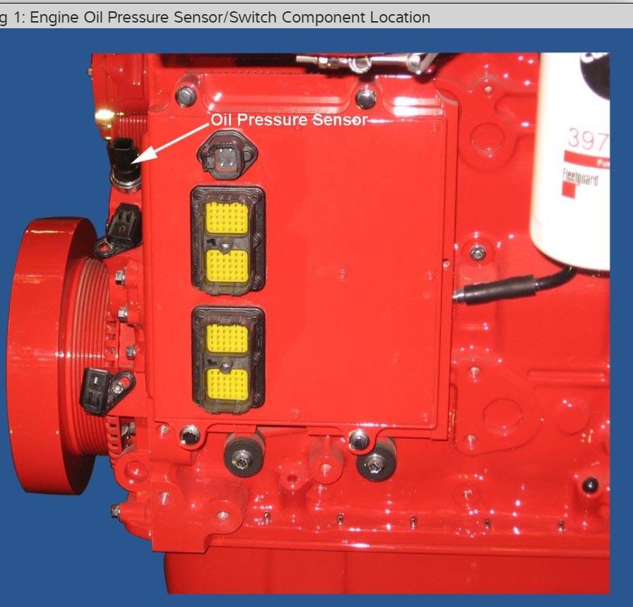 ENGINE OIL PRESSURE SENSOR - R&amp;I