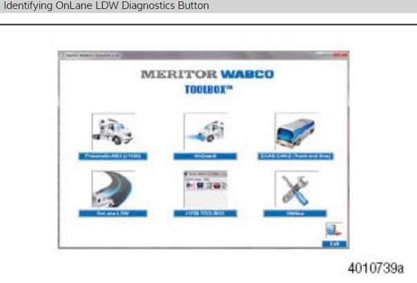 WIRING HARNESS MERITOR WABCO ONLANE LANE DEPARTURE WARNING CAMERA-INSTALL