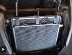 A/C CONDENSER MOUNTED TO RADIATOR -R&amp;I