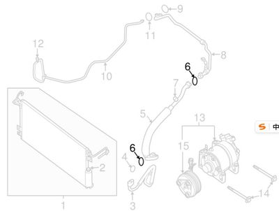 REFRIGERANT LINES AND O-RINGS - R&amp;I