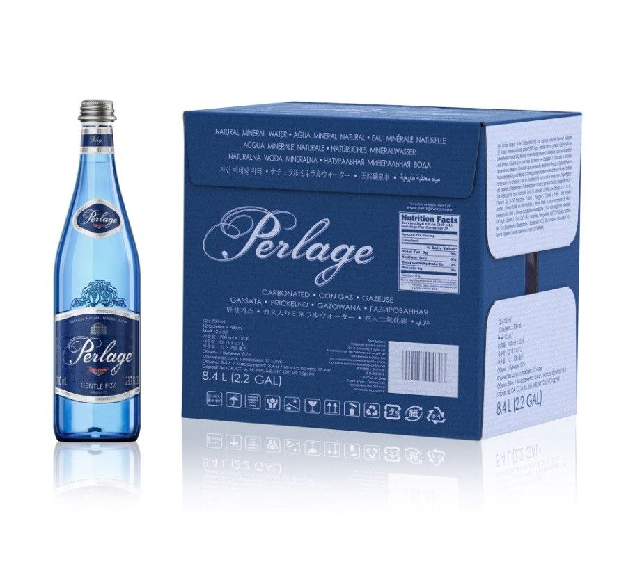 Perlage Mineral Water 700ml x 12, Glass Bottle *金奖矿泉水