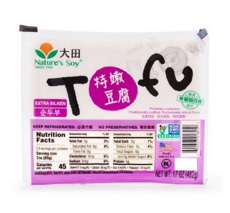 Extra Silken Tofu 12x1lb (Free)*特嫩豆腐134