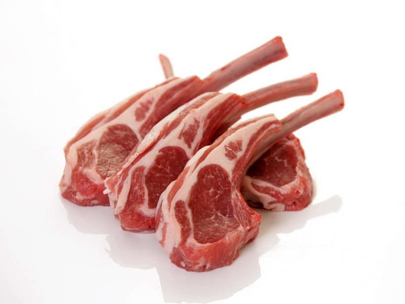 Lamb Rack Frenched Halal 26up 15549*羊扒