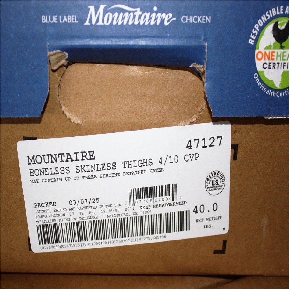 Chicken Bnls Thigh Meat MA47127*鸡上腿肉