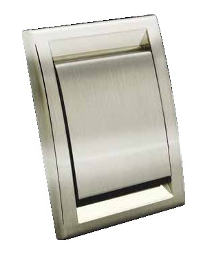 Tomada Deco Metal Nickel Polido