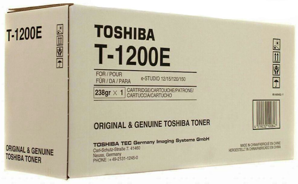 T-1200E TONER BLACK Originale