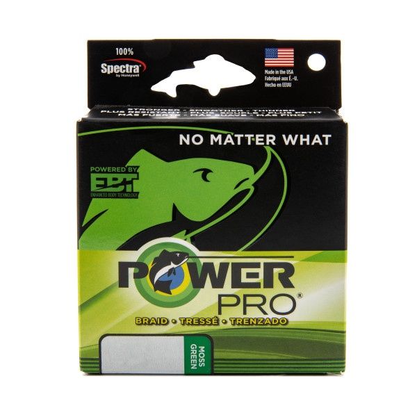 PowerPro Braid, Color: Moss Green, Size: 5lb